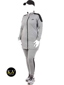 تصویر ست مانتو شلوار ورزشی نایک کد 002 Nike sport pants manteau set code 002