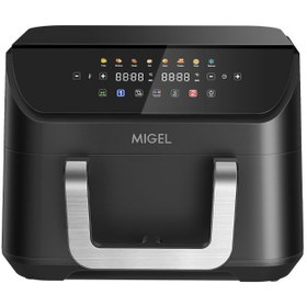 تصویر سرخ کن بدون روغن میگل مدل GAF-208 ظرفیت 8.5 لیتری Migel GAF-208 Air Fryer 8.5L