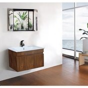 تصویر ست کابینت و روشویی آزالیا مدل WB00 به همراه آیینه 