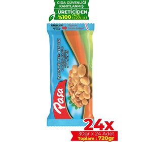 تصویر بادام‌زمینی فرآوری‌شده پاشا 30 گرم در 24 عدد (720 گرم) Pasa Processed Peanuts 30g x 24 (720g)