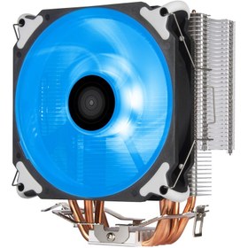 تصویر سیستم خنک کننده بادی پردازنده سیلوراستون مدل SST-AR12 با نورپردازی RGB SilverStone SST-AR12 RGB CPU Fan