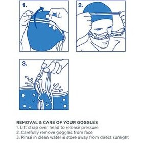 تصویر عینک شنا زاگز مدل 