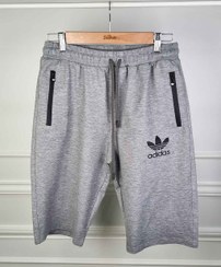 تصویر شلوارک مردانه طرح آدیداس ملانژ سیلکا 