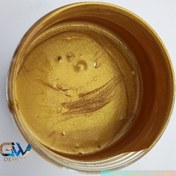 تصویر رنگ اکریلیک طلایی متالیک ۲۰۰ گرم 