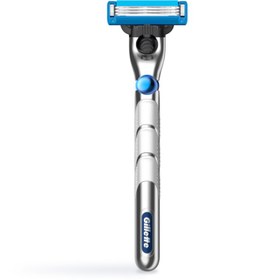 تصویر دسته با 2 یدک Gillette mach 3 turbo 