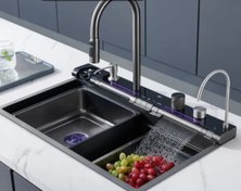 تصویر سینک پیانویی هفت کلید دودی 