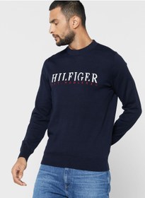 تصویر سویشرت با لوگو برند Tommy Hilfiger Logo Sweatshirt