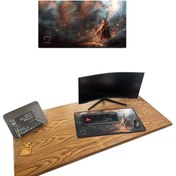 تصویر پد موس مخصوص بازی سایز بزرگ طرح گیمینگ gaming mouse pad model Almas