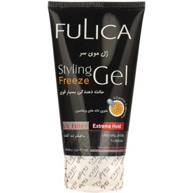 تصویر ژل مو حالت دهنده بسیار قوی فولیکا مناسب انواع مو ۱۵۰ میلی لیتر Fulica Styling Freeze Gel150 ml