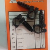 تصویر بست کابل یکطرفه سایز14 رولپلاک کابل سایز14 پک 10عددی 