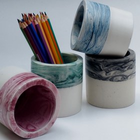 تصویر جامدادی رومیزی مدل مرمر 