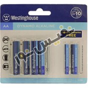 تصویر باتری قلمی و نیم قلمی وستینگهاوس مدل Dynamo Alkaline بسته 6 عددی Westinghouse Dynamo Alkaline AA and AAA Battery Pack of 6