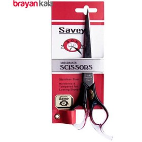 تصویر قیچی اورجینال طرح قدیم(Savey)(2736) ا Savey Hair cutting scissors 2018 Savey Hair cutting scissors 2018
