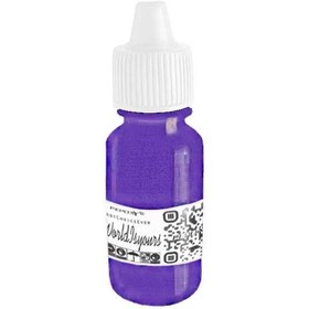 تصویر صدف مایع بنفش طلایی 