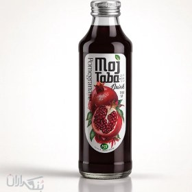 تصویر آبمیوه شیشه ای 330 میل انار مجتبی (12عددی) 