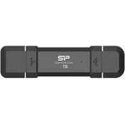 تصویر حافظه SSD اکسترنال مدل DS72 ظرفیت 1 ترابایت سیلیکون پاور مشکی Silicon Power DS72 1TB External SSD