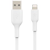 تصویر کابل تبدیل USB به لایتنینگ بلکین مدل BoostCharge CAA001bt1M طول 1 متر بسته دو عددی 