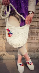 تصویر ست کیف و گیوه کد01-طرح مینا 