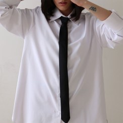 تصویر کراوات مشکی ساده 775 