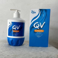 تصویر کرم مرطوب کننده کیووی مقدار 500 گرم مرطوب کننده و آبرسان کیووی-QV مدل کرم مرطوب کننده کیووی مرطوب‌کننده