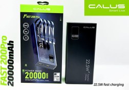 تصویر پاوربانک کالوس مدل Fast 200 Pro ظرفیت 20000 میلی آمپر ساعت Calus  Fast 200 Pro 20000mAh Power Bank
