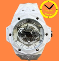 تصویر ساعت هابلوت کهکشانی فول کپی - مشکی Hublot galaxy full copy watch