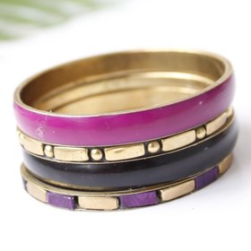 تصویر ست النگو هندی دست ساز 4 تکه 