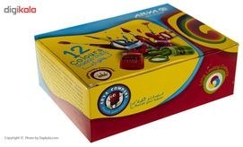 تصویر گواش 12 رنگ آریا مدل 4028 