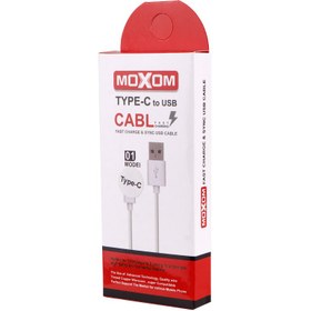 تصویر کابل تایپ سی فست شارژ Moxom 01 1m Moxom 01 1m Type-C Cable