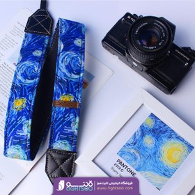 تصویر بند دوربین ترنگ طرح ونگوگ Torang Camera Strap 