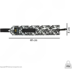 تصویر مچ بند بدنسازی جفتی چسبی بندی طرح آندرآمور 40*8 سانتیمتری DST | ارتشی 