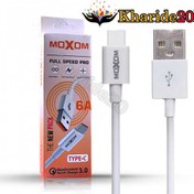 تصویر کابل شارژر و دیتا TYPE-C مدل MOXOM 3.0 