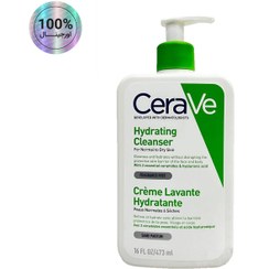 تصویر فوم کرم شستشوی پوست نرمال تا خشک صورت سراوی | CeraVe Hydrating Cleanser 