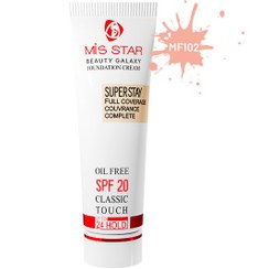 تصویر کرم پودر میس استار شماره MF 102 حجم 40ml Mis Star Powder Cream Model No. MF 102 - 40ml