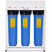 تصویر پیش تصفیه آب سه مرحله ای با خروجی 1 اینچ آکواجوی مدل Big BLU 