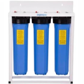 تصویر پیش تصفیه آب سه مرحله ای با خروجی 1 اینچ آکواجوی مدل Big BLU 