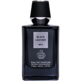 تصویر ادکلن مردانه فراگرنس ورد با اسپری Black Leather رایحه کرید اونتوس حجم ۱۰۰ میل Fragrance Word men's cologne with Black Leather spray100 ml