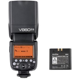 تصویر فلاش دوربین گودکس برای سونی Godox V860IIS TTL Li-Ion Flash Kit for Sony Cameras 