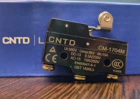 تصویر میکرو سوئیچ اهرمی قرقره دار CNTD مدل CM-1704 CNTD Limit switch CM-1704