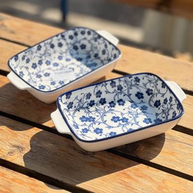 تصویر ست محصولات طرح گل آبی 