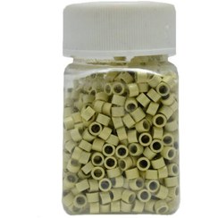 تصویر رینگ اکستنشن واشردار مو - بیرنگ (کرم روشن) Hair Extension Ring