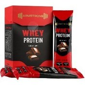تصویر پودر پروتئین وی آرمسترانگ طعم شکلاتی بسته ۱۲ عددی ۳۰ گرم 