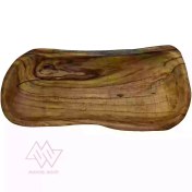 تصویر میوه خوری دفرمه چوبی دست‌ساز کد D172 