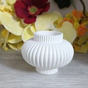 تصویر بیس خام گلدان شیاردار 