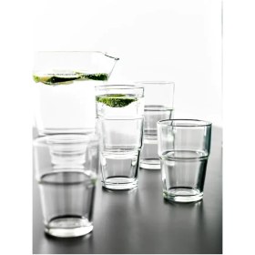 تصویر لیوان 170 سی سی ایکیا بسته 6 عددی مدل REKO IKEA ا REKO Glass clear glass 17 cl REKO Glass clear glass 17 cl