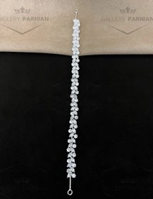 تصویر ریسه موی عروس کد R17 Bridal headband code R17