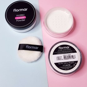 تصویر پودر بیک فلورمار Flormar Loose Invisible Powder