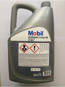 تصویر ضدیخ E ANTIFRIZ LONGLIFE 5 L کنسانتره ساخته شده در انگلستان موبیل اورحینال Mobil 