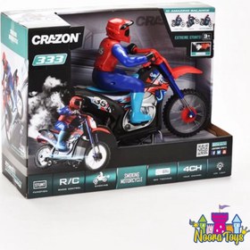 تصویر اسباب بازی موتور کنترلی برند کرازون مقیاس 1:18 RC BIKE 