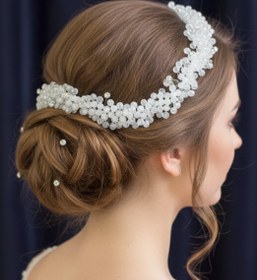 تصویر ریسه موی عروس کد 721 